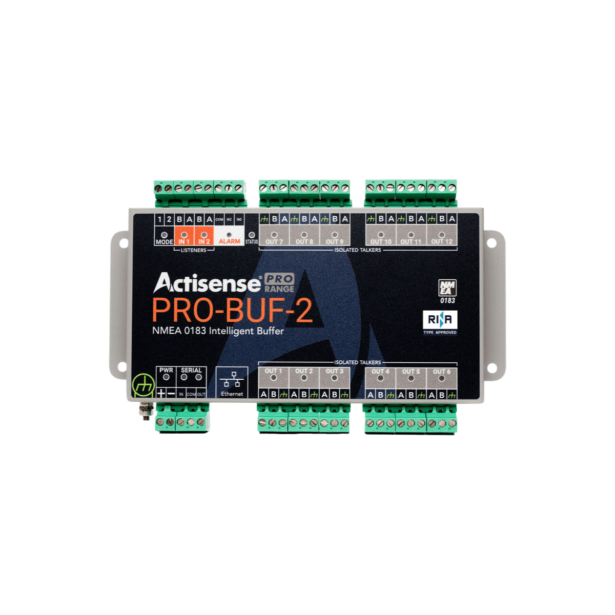 Actisense 2 OPTO inputs, 12 ISO-Drive outputs, Serial Port, Ethernet ...