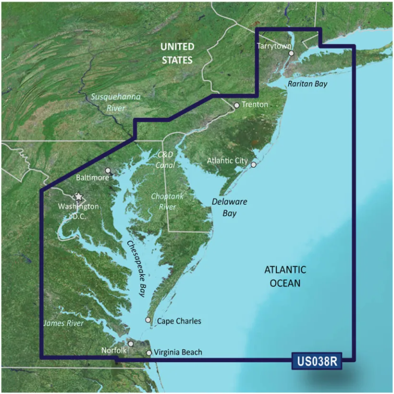VUS038R-New York-New Jersey to Chesapeake Hudson Marine Electronics