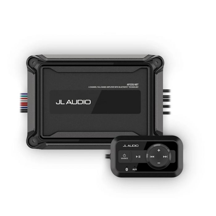 JL Audio® AP amplifier with Bluetooth® technology 4 Channel Compact Marine Amplifier