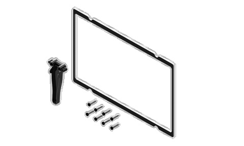 Kit Cruscotto Simrad Cruise-7 | Clips Angolari E Kit SD | Accessori Per Ecoscandaglio - 2
